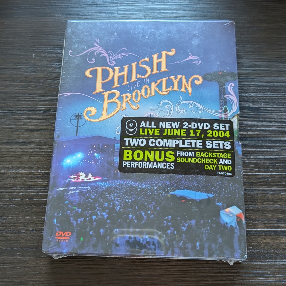 sealed PHISH LIVE IN BROOKLYN 2 dvd disc set 2004 2006